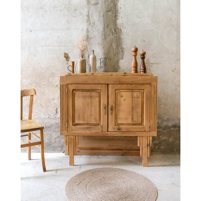 Petit buffet Art déco en bois clair Gilbert N°1875 - Bon état DEBONGOUT