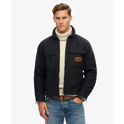 Veste à zip et écussons SUPERDRY