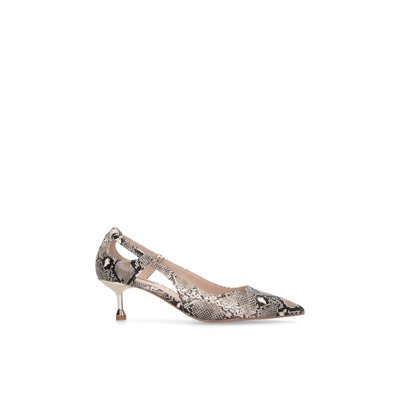 Escarpins à imprimé python avec découpe LIU JO