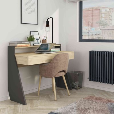 Bureau avec tiroirs en bois TERRE DE NUIT