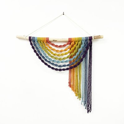 Decoração de parede em macramé Arco Íris, MACRAMAR MACRAMAR