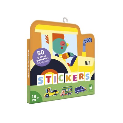 50 Grandes Stickers Repositionnables Véhicule JANOD