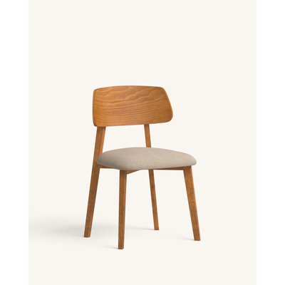 Chaise avec tissu recyclé fabriqué à la main - MORA HANNUN