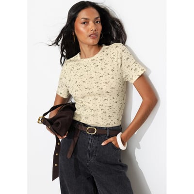 T-shirt pointelle PROMOD