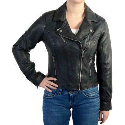Veste Cuir Bridget Rivoli Navy Blue REDSKINS