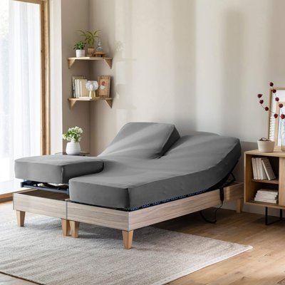 Drap housse jersey TPR pour sommier articulé TERRE DE NUIT