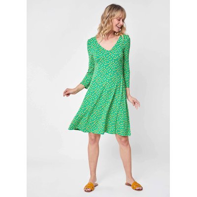 Robe imprimée maille col croisé Ecovero TALLADY LA FIANCÉE