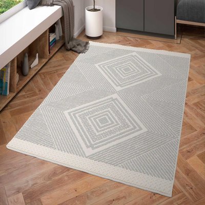 Tapis extérieur tissé kilim rectangle TUNDRA 3 UN AMOUR DE TAPIS
