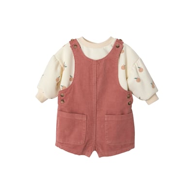 Ensemble sweat et salopette VERTBAUDET