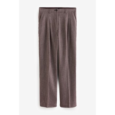 Pantalon fuselé texturé à chevrons NEXT