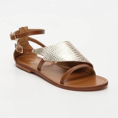 Sandales Fessonia Or Et Camel WHITESUN