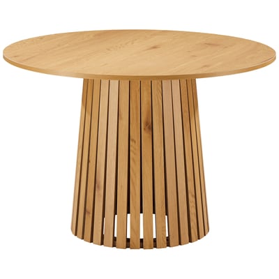 Table à manger en bois clair, ronde, LIV HAPPY GARDEN