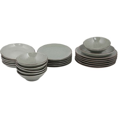 Service de table en porcelaine Spot 24 pièces HANAH HOME
