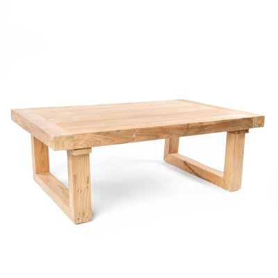 Table basse en bois de teck récupéré RECLAIMED TEAK BAZAR BIZAR