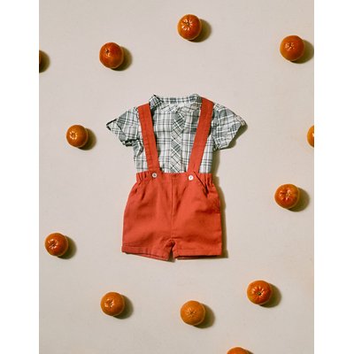 Salopette en Coton et Lin ZIPPY