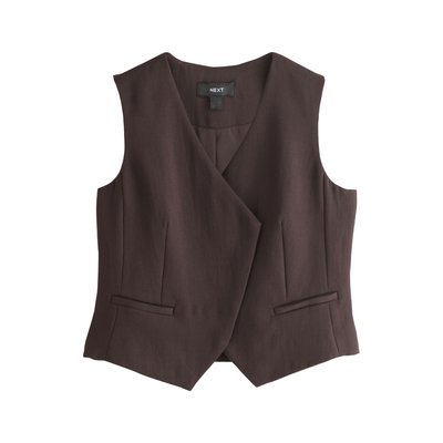 Gilet costume asymétrique effet froissé NEXT