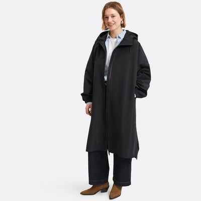 Oversized Maxi Hooded Windbreaker LA REDOUTE COLLECTIONS