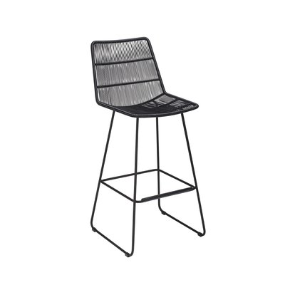 Chaise de bar extérieur en polyprolylène et pieds en métal, CON DAO NOW'S HOME