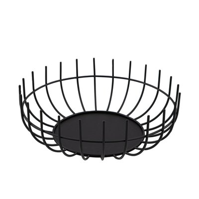 Corbeille À Fruit Filaire Wire En Métal Noir Ø30 Cm POINT VIRGULE