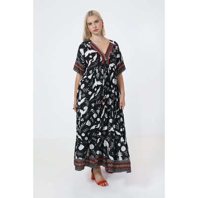 Robe longue en impression avec une base JEAN-MARC PHILIPPE