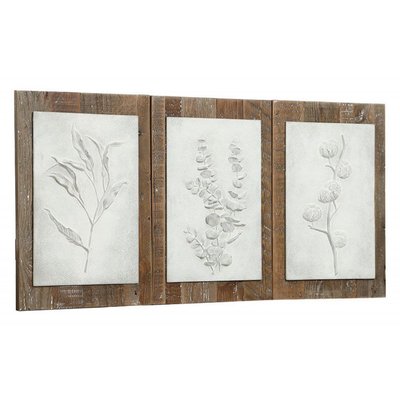 Triptyque de panneaux floraux - COUNTRY INTERIOR'S