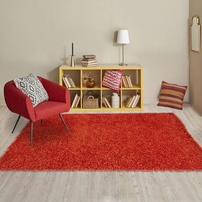 Tapis shaggy fait main motif uni STAROD UN AMOUR DE TAPIS