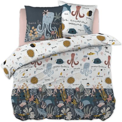 Parure Housse de couette Octopia poulpe EDEN