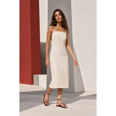 Robe longueur midi droite uni RIVAN LA PETITE ETOILE