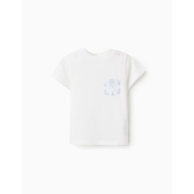 T-shirt de Coton avec Poche ZIPPY