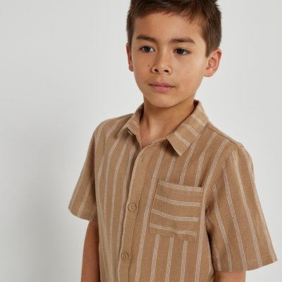 Striped Short Sleeve Shirt LA REDOUTE COLLECTIONS