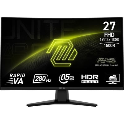 Ecran PC Gamer MAG 274CXF 27" Incurvé 1500R Full HD 280Hz Fast VA HDR10 Adaptive-Sync MSI