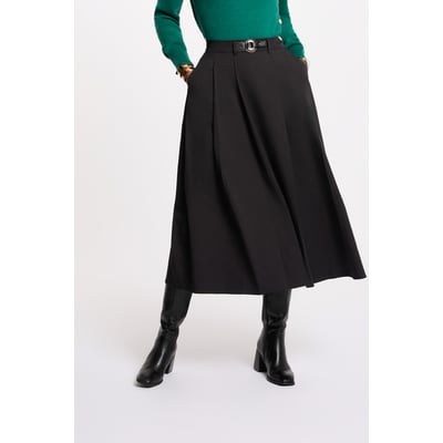 Jupe évasée taille haute MORGAN