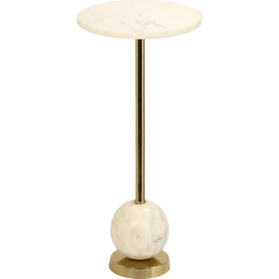 Table d'appoint ronde en marbre RENNEY RECOLLECTION