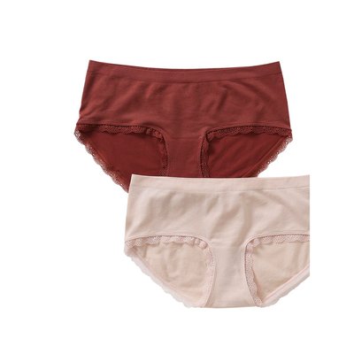 Lot De 2 Culottes De Grossesse Sans Coutures En Microfibre VERTBAUDET