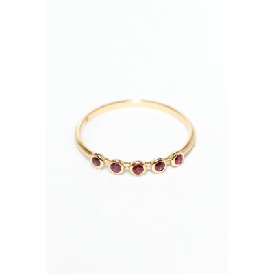 Bague Maria - Or 750‰ - Rubis YAY PARIS