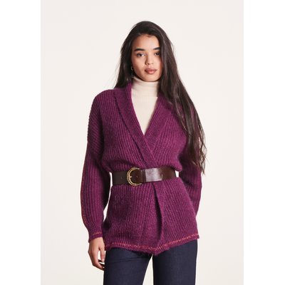 Gilet ample à col châle LA FEE MARABOUTEE