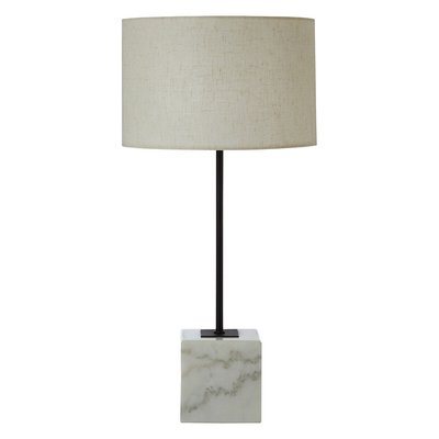 Contemporary Style Iron with Marble Base Table Lamp SO'HOME