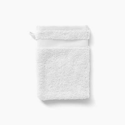 Gant de toilette coton LOLA II CARRE BLANC