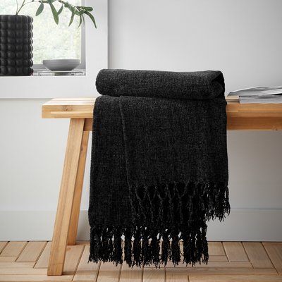 Wilson Plain Chenille Throw CATHERINE LANSFIELD