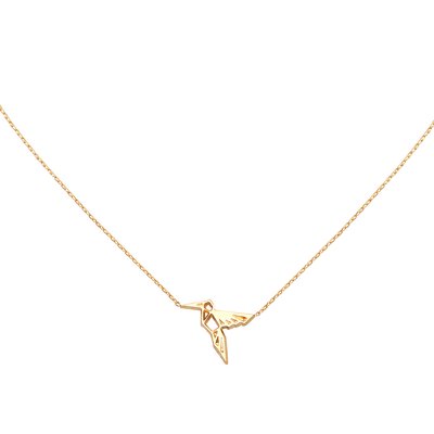 Collier doré - mini colibri CAROLINE NAJMAN