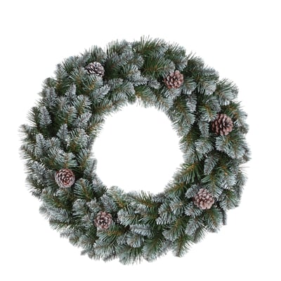 Couronne de Noël enneigée EMPRESS TRIUMPH TREE
