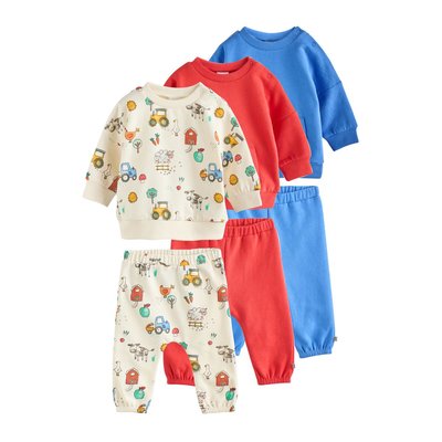 Sweat et pantalon de jogging bébé, 6 pièces NEXT
