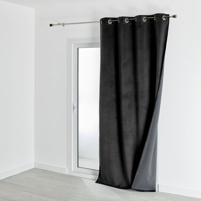 Rideau isolant et occultant en velours doublé polaire HOME MAISON