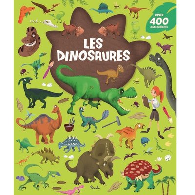 400 autocollants Les dinosaures PICCOLIA EDITIONS
