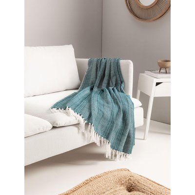 Plaid en coton tissé main ALISEA BENUTA 