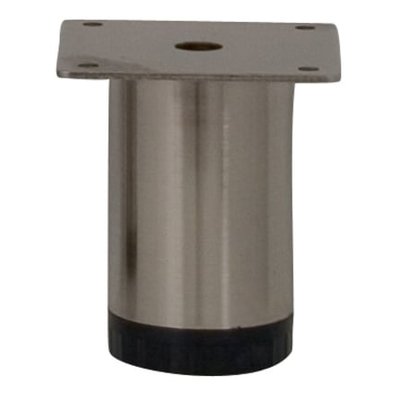 Pied Métal Cylindrique Acier H100 Mm X D60 Mm EVOLUDIS
