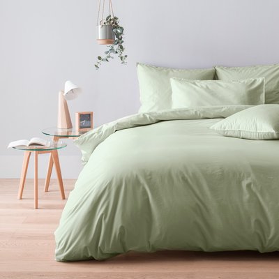 Housse de couette percale de coton lavé 120 fils - 300TC PARIS COTTON & CO