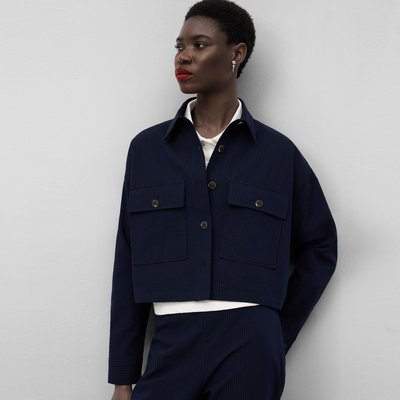 Veste seersucker en coton ADOLFO DOMINGUEZ
