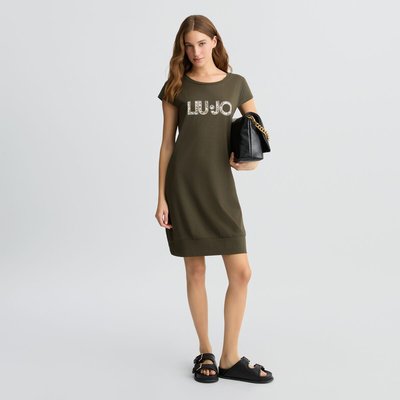 Robe avec logo et strass LIU JO