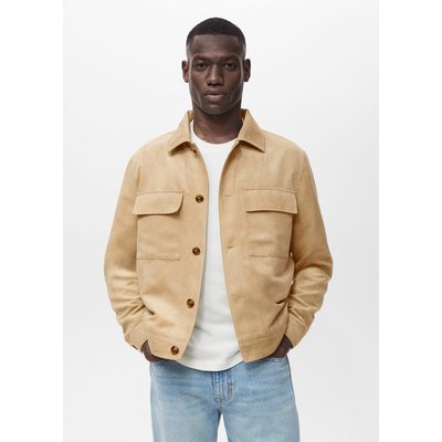 Surchemise simili-cuir daim MANGO MAN